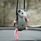 🐭❤️ Handmade Felt Mouse Charm - Your Pocket-Sized Companion! ❤️🐭