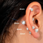 🌟 Sparkling Diamond Ball Premium Ear Studs – Ultimate Elegance for Every Style! 🌟