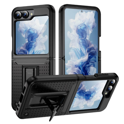 Military-grade drop protection with stand phone case for Samsung Flip series