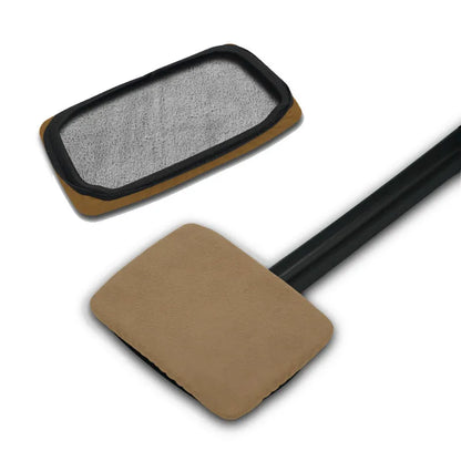 Car Windshield Cleaner Tool Kit - Double-Sided Suede Glass Scrubber