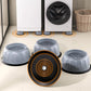 Multifunctional foot pads for elevation and shock absorption for household appliances
