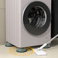 Multifunctional foot pads for elevation and shock absorption for household appliances