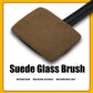 Car Windshield Cleaner Tool Kit - Double-Sided Suede Glass Scrubber