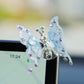 Diamond Butterfly Ornament with Fluttering Wings