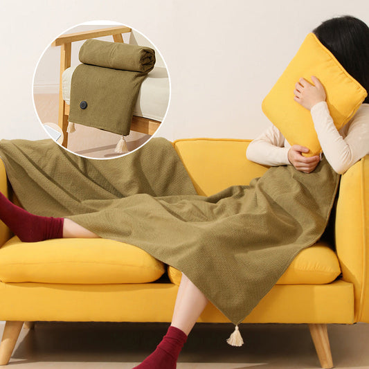 ❄️Portable Soft Zipper Electric Heated Blanket Shawl☀️Warm the entire winter