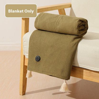 ❄️Portable Soft Zipper Electric Heated Blanket Shawl☀️Warm the entire winter