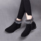 Fashionable, warm, thick and non-slip ankle boots for women