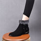 Fashionable, warm, thick and non-slip ankle boots for women